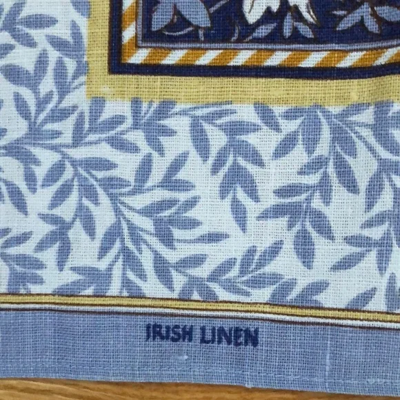 VTG Irish Linen Pheasants Tea Towel Standen National Trust by Pat Albeck EUC - Picture 8 of 12